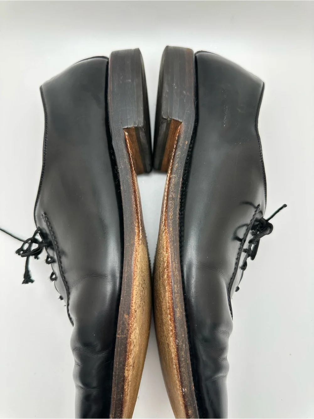 Allen Edmonds 7304 Classic Men’s Black Leather Cap-Toe Oxford Lace-Up Shoes 11.5